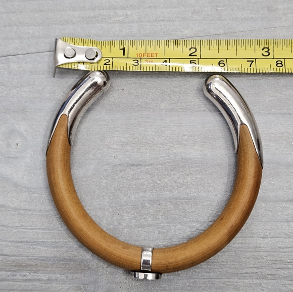 RARE Tiffany & Co Rattan Bamboo Elsa Peretti Sterling Cuff - Picture 13 of 16